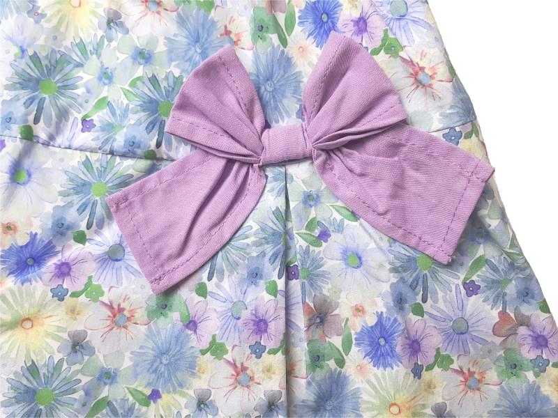 nino「水彩フラワープリントキュロット」(110-130cm) の画像