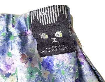 nino「水彩フラワープリントキュロット」(110-130cm) の画像