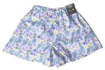 nino「水彩フラワープリントキュロット」(110-130cm) の画像