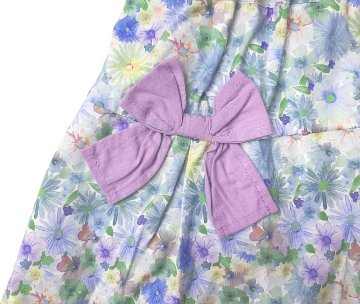 nino「水彩フラワープリントキュロット」(110-130cm) の画像