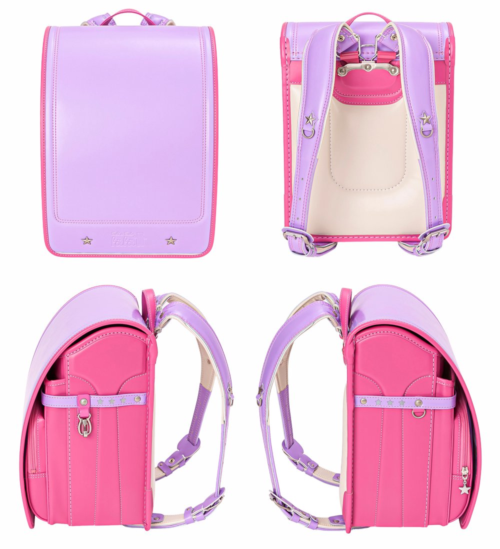 fafaランドセル「クラリーノ軽量モデル 学習院型  LILAC×PEACH BLOSSOM 数量限定商品)」