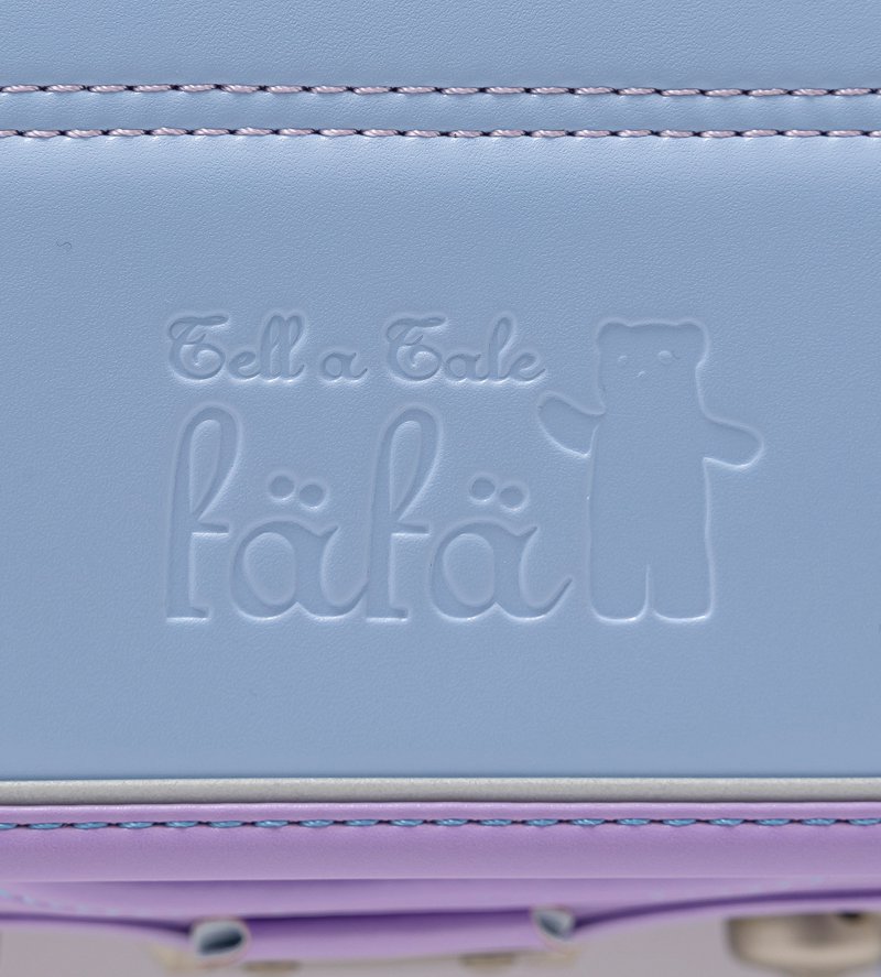 fafaランドセル2026年「クラリーノ軽量モデル 学習院型 PALE BLUE×LILAC」 【当店だけのオリジナルダブル特典付】の画像