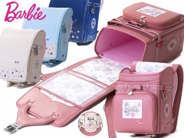 Barbie(バービー)「ガーリーフラワー くるピタ ランドセル2026年(日本製)」 【当店だけのオリジナルダブル特典付】 安心のメーカー6年間保証の画像