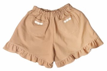 Souris(スーリー)「裾フリルショートパンツ」（110-130cm） 【メール便送料無料】の画像
