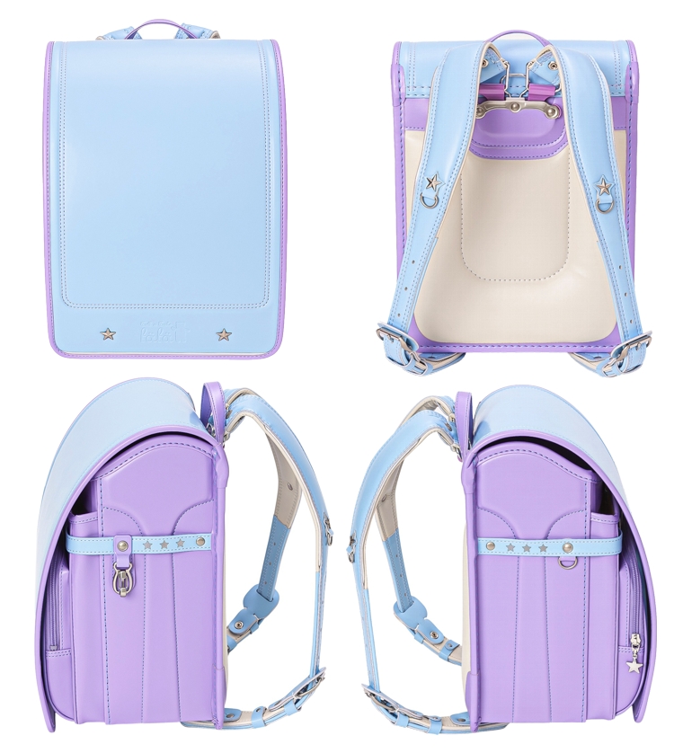 fafaランドセル2025年「クラリーノ軽量モデル 学習院型 BABY BLUE×LILAC」  【当店だけのオリジナルダブル特典付】の画像