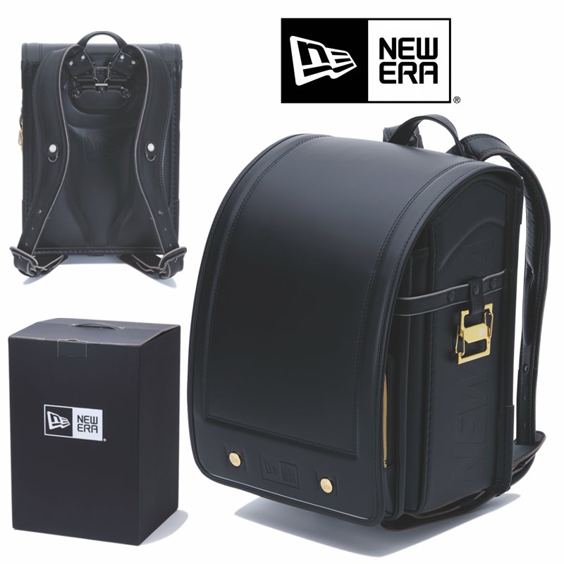 NEW ERA (ニューエラ) 「2027年 ランドセル ブラック×ゴールド」 【当店だけのプレゼント付き】 安心のメーカー6年間保証の画像
