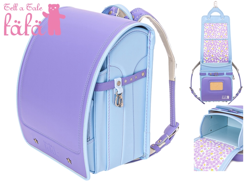 fafaランドセル2025年「クラリーノ軽量モデル 学習院型  LAVENDER×BABY BLUE」  【当店だけのオリジナルダブル特典付】の画像