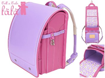 fafaランドセル2025年「クラリーノ軽量モデル 学習院型   LILAC×PEACH BLOSSOM」  【当店だけのオリジナルダブル特典付】の画像