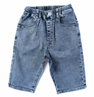 L.COPECK（エルコペック）「冷感デニム加工ハーフパンツ」(100-160cm)」 【メール便送料198円対応可】の画像