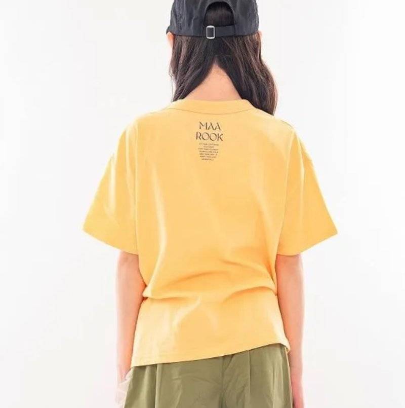 maarook「チューリップパッチ刺繍Tシャツ」(90-160cm)  【メール便対応】の画像