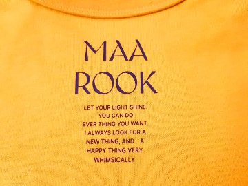 maarook「チューリップパッチ刺繍Tシャツ」(90-160cm)  【メール便対応】の画像