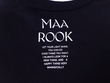 maarook「チューリップパッチ刺繍Tシャツ」(90-160cm)  【メール便対応】の画像