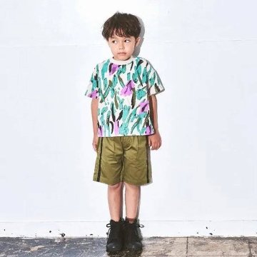 maarook「ボタニカルプリント天竺Tシャツ」(80-160cm)  【メール便送料無料】の画像