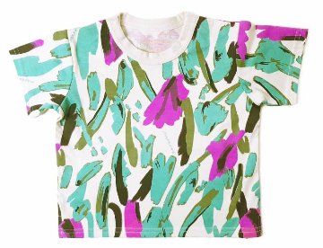maarook「ボタニカルプリント天竺Tシャツ」(80-160cm)  【メール便送料無料】の画像