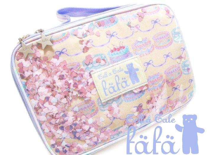 fafa 「ELINケーキ柄スパンコールシリーズ・マザーズポーチ」(F)の画像