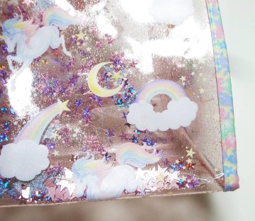  fafa「BETTY JANEクリアPVC＋スパンコールトートバッグ型プールバッグ」（F）の画像