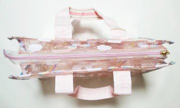  fafa「BETTY JANEクリアPVC＋スパンコールトートバッグ型プールバッグ」（F）の画像