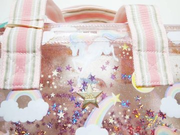  fafa「BETTY JANEクリアPVC＋スパンコールトートバッグ型プールバッグ」（F）の画像