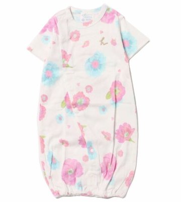 hakka baby 「COTTON CANDY 半袖2WAYカバーオール」（F） 【メール便送料無料】の画像