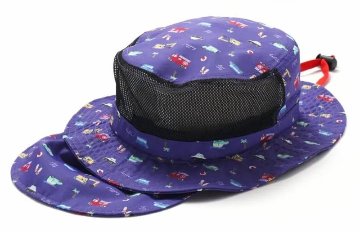 SLAP SLIP (スラップスリップ) 「メッシュ切り替え撥水UVカットサファリハット」 (50-54cm)　【メール便送料198円対応】の画像