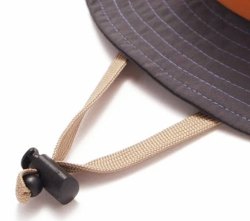 SLAP SLIP (スラップスリップ) 「メッシュ切り替え撥水UVカットサファリハット」 (50-54cm)　【メール便送料198円対応】の画像