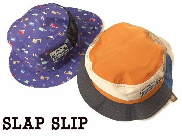 SLAP SLIP (スラップスリップ) 「メッシュ切り替え撥水UVカットサファリハット」 (50-54cm)　【メール便送料198円対応】の画像