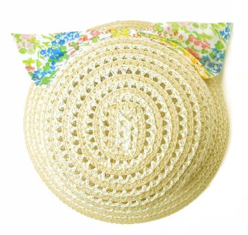hakka kids「こもれびのお庭Ptたためる洗えるハット」（48-56cm） 【メール便送料無料】の画像