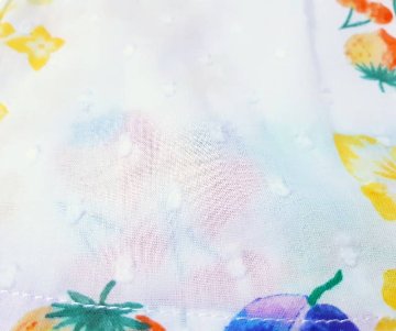 hakka kids「オリジナルスクエアフルーツ＆フラワーPtチュニック」(80-130cm） 【メール便送料無料】の画像