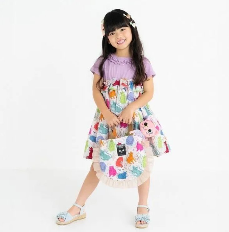 nino　ニノ　ワンピース　ねこ 着せ替え服】ninoオリジナル猫とハートのワンピース – nino
