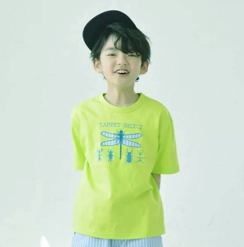 Tappet (タペット) 「とんぼストライプパッチ刺繍昆虫プリントＴシャツ」 (80-130cm)  【メール便送料無料】の画像