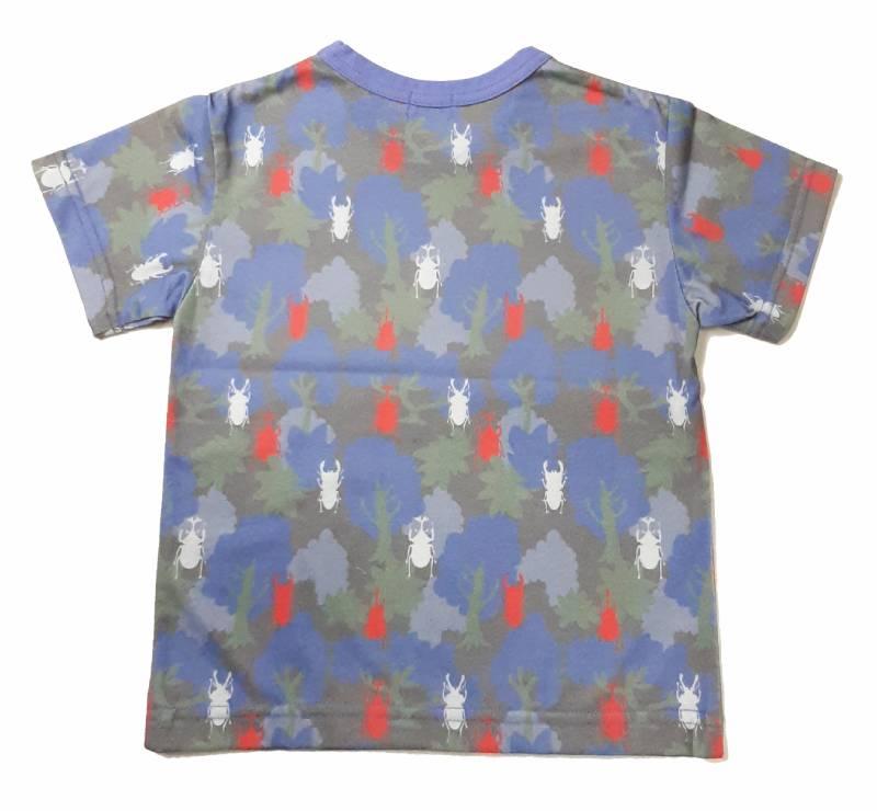 Tappet (タペット) 「昆虫迷彩柄Ｔシャツ」 (80-140cm)  【メール便送料無料】の画像