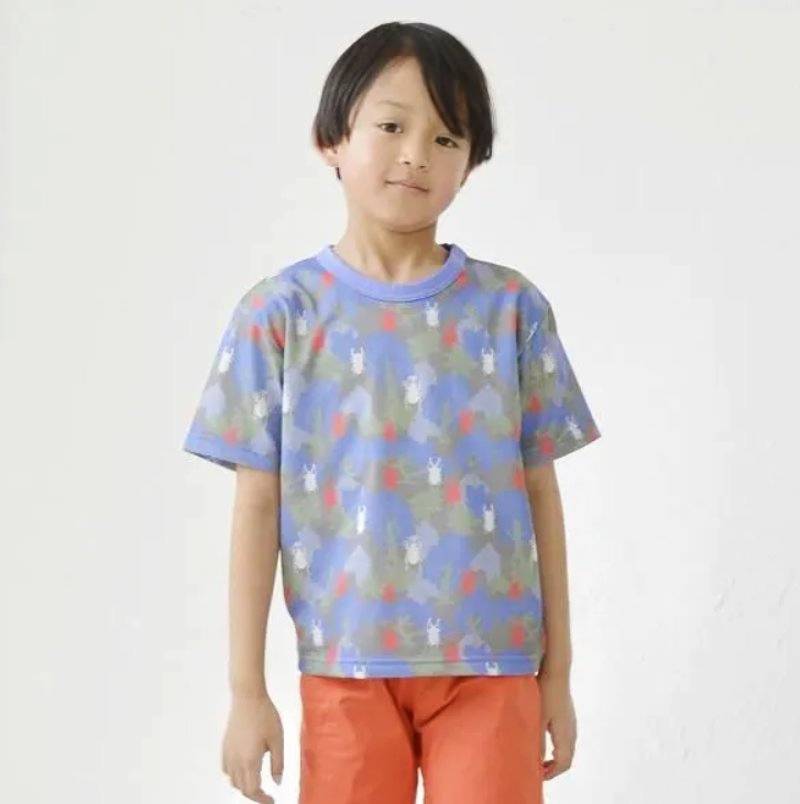 Tappet (タペット) 「昆虫迷彩柄Ｔシャツ」 (80-140cm)  【メール便送料無料】の画像