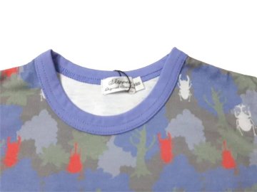 Tappet (タペット) 「昆虫迷彩柄Ｔシャツ」 (80-140cm)  【メール便送料無料】の画像