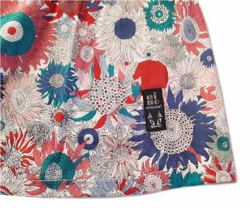 nino「リバティープリントパフスリーブワンピース」(100-140cm) 『メール便送料無料』の画像