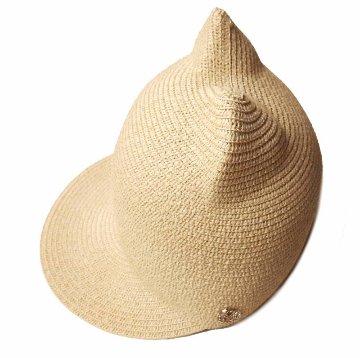 maarook「天然草木ネコみみキャップ」F(56-58cm)の画像