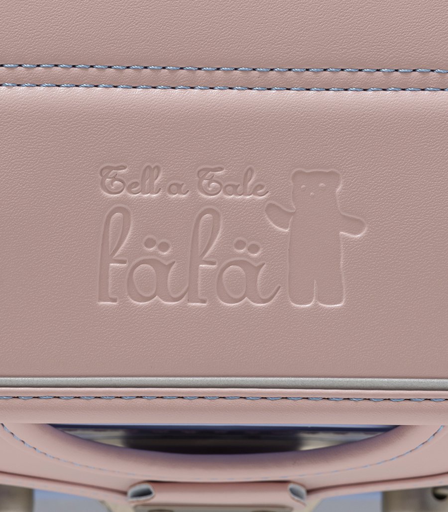 fafaランドセル2025年「クラリーノ 学習院 ムーンスターモデル POWDER PINK×PALE BLUE」 【当店だけのオリジナルダブル特典付】の画像