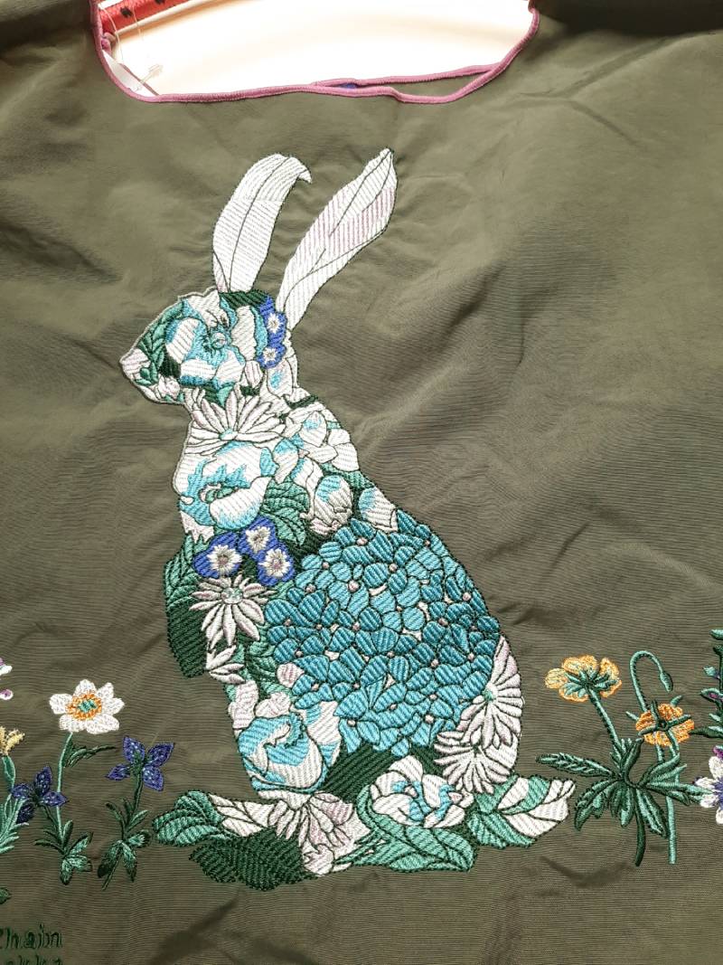 SUPER HAKKA 「〈Ball & Chainコラボ〉うさぎトートバッグ」(Mサイズ)　【メール便送料無料】の画像