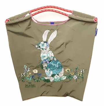 SUPER HAKKA 「〈Ball & Chainコラボ〉うさぎトートバッグ」(Mサイズ)　【メール便送料無料】の画像