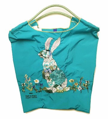 SUPER HAKKA 「〈Ball & Chainコラボ〉うさぎトートバッグ」(Mサイズ)　【メール便送料無料】の画像