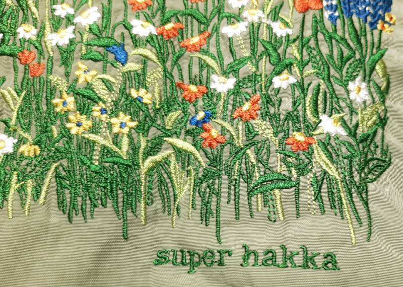 SUPER HAKKA 「〈Ball & Chainコラボ〉うさぎの隠れ家刺繍トートバッグ」(Lサイズ)　【メール便送料無料】の画像