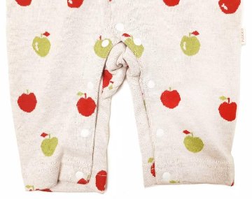 hakka baby「オリジナルフルーツジャガードカバーオール」(70-80cm） 【メール便送料無料】の画像