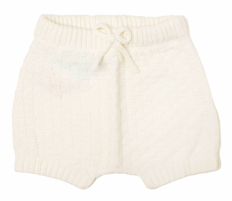 hakka baby「格子柄編みニットブルマー」(70-80cm） 【メール便送料無料】の画像