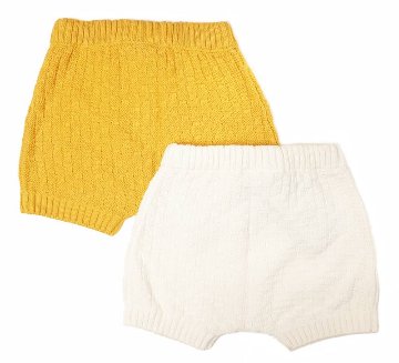 hakka baby「格子柄編みニットブルマー」(70-80cm） 【メール便送料無料】の画像