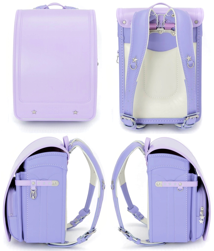 fafaランドセル2025年「クラリーノ キューブ型 LILAC×LAVENDER」 【当店だけのオリジナルダブル特典付】の画像