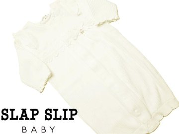 SLAP SLIP(スラップスリップ) 「 フラワーレース2WAYカバーオール」F(50-70cm)  メール便対応の画像