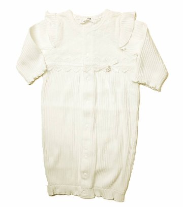 SLAP SLIP(スラップスリップ) 「 フラワーレース2WAYカバーオール」F(50-70cm)  メール便対応の画像