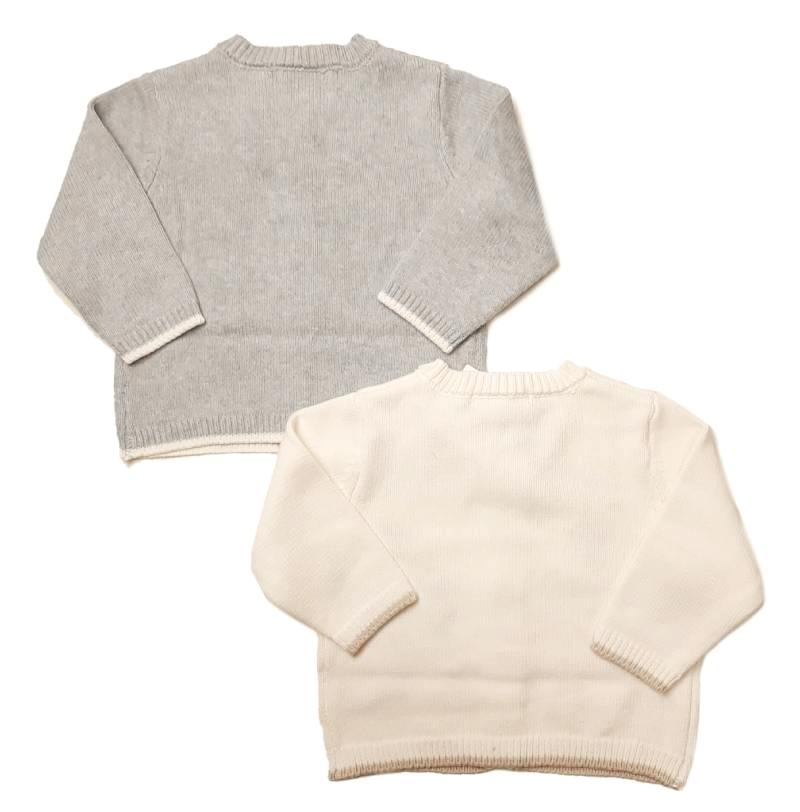 SLAP SLIP(スラップスリップ) 「アニマル刺繍コットンニット ベビーカーディガン」F(70-80cm)  メール便対応の画像