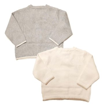 SLAP SLIP(スラップスリップ) 「アニマル刺繍コットンニット ベビーカーディガン」F(70-80cm)  メール便対応の画像