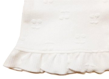 SLAP SLIP(スラップスリップ) 「裾フリルさくらんぼキルトベビージャケット」F(70-80cm)  メール便対応の画像