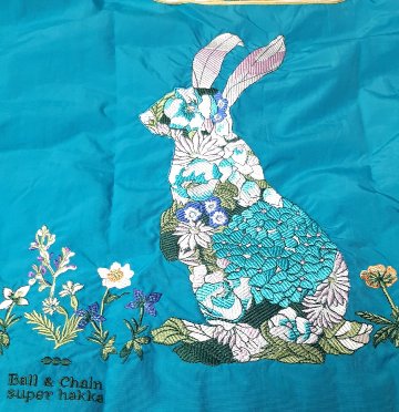 SUPER HAKKA 「〈Ball & Chainコラボ〉うさぎトートバッグ」(Lサイズ)　【メール便送料無料】の画像